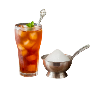  ارزش غذایی مواد غذایی مختلف  چای سرد (ice tea) با شکر